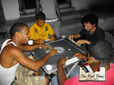 dominican dominio game, domino game, dominican people playing game