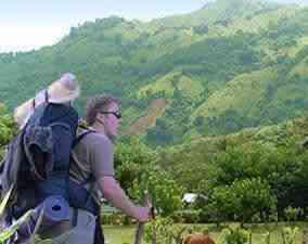 Hiking near Bonao Dominican Republic