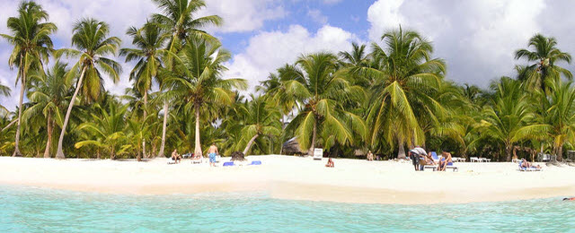 Isla Saona paradise in the Caribbean Sea